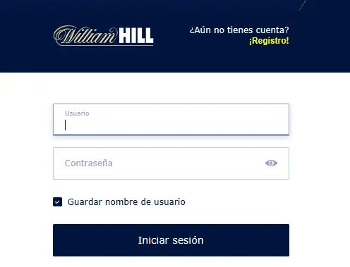 inicio de sesión de miembros William Hill